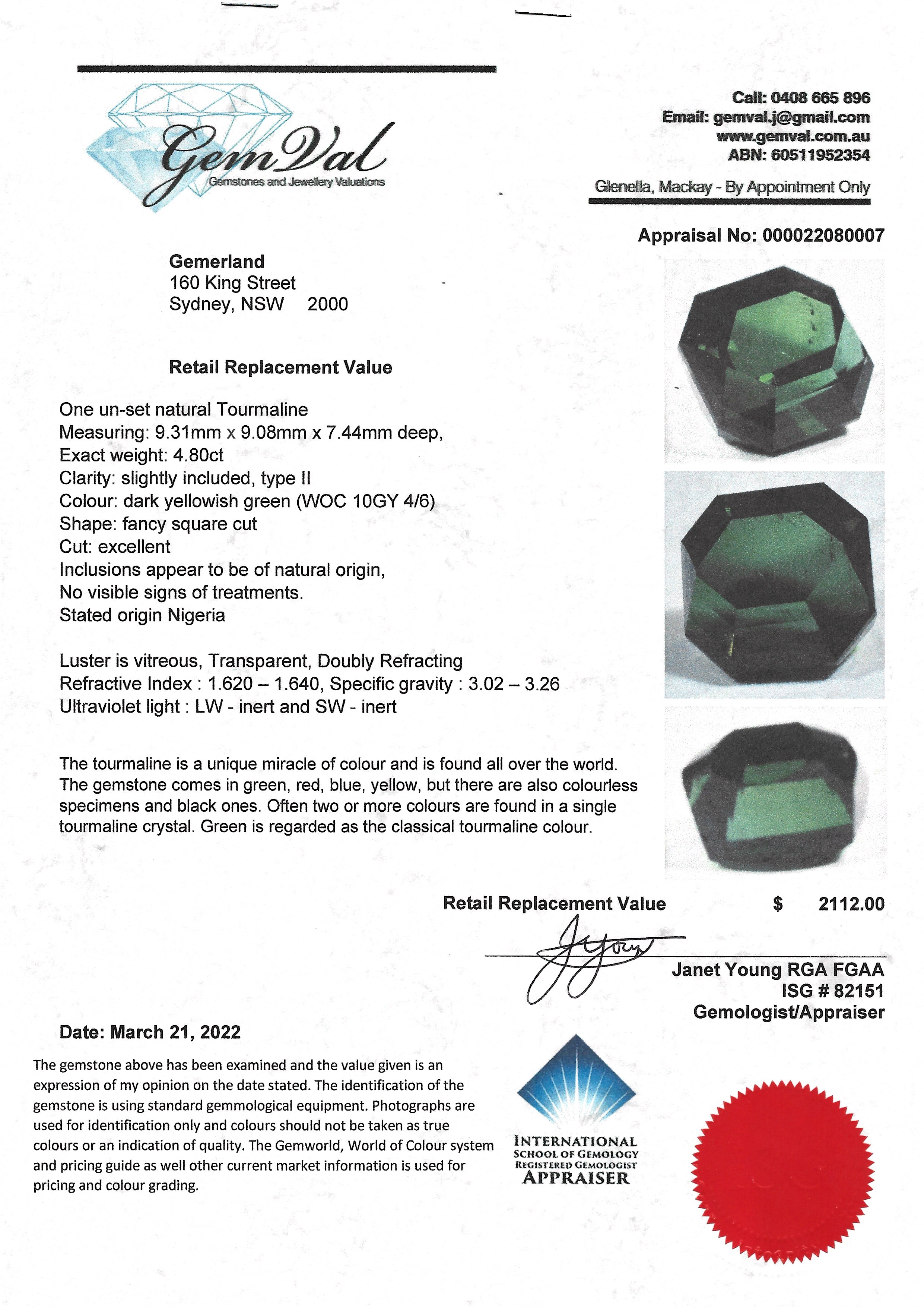 Faceted Tourmaline - 4.8 CTW